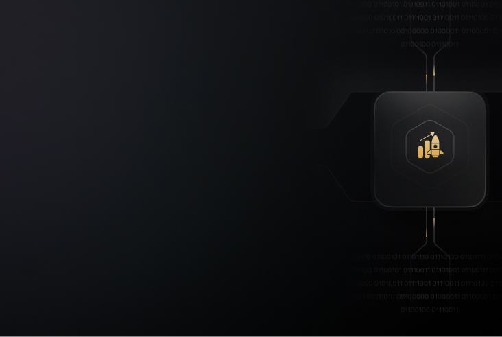 Speed gauge showing 400% improvement