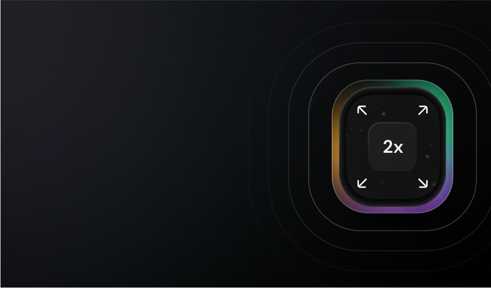 2x conversion rate visualization