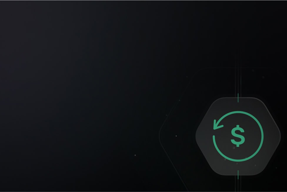 Speed gauge showing 400% improvement