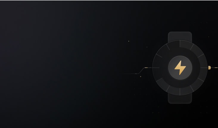 Speed gauge showing 400% improvement